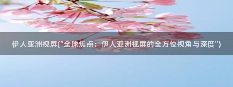 狼人干综合伊人网视频：伊人亚洲视屏(\